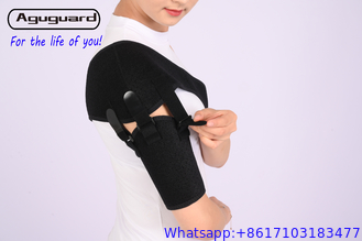 Support de l'épaule réglable de couleur noire pour les blessures à l'épaule