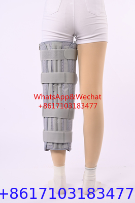 Immobilisateur de genou tri-pénel réglable orthopédique et de réadaptation avec 4 barres en aluminium